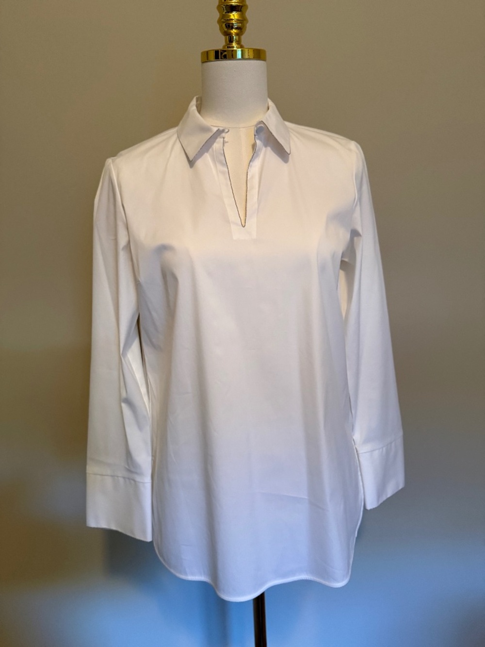 Lafayette Crisp White Shirt